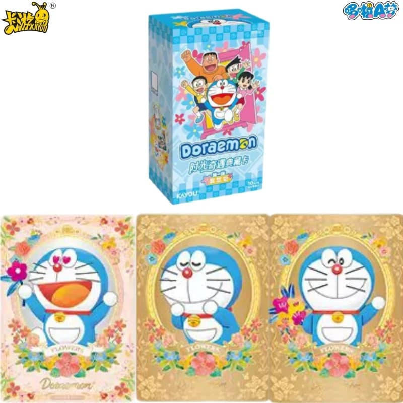 KAYOU Genuine Doraemon Card Fantasy Bag 1ND Animation Comic Game Cartoon Periphery Collect Card Toy for Children Holiday Gift