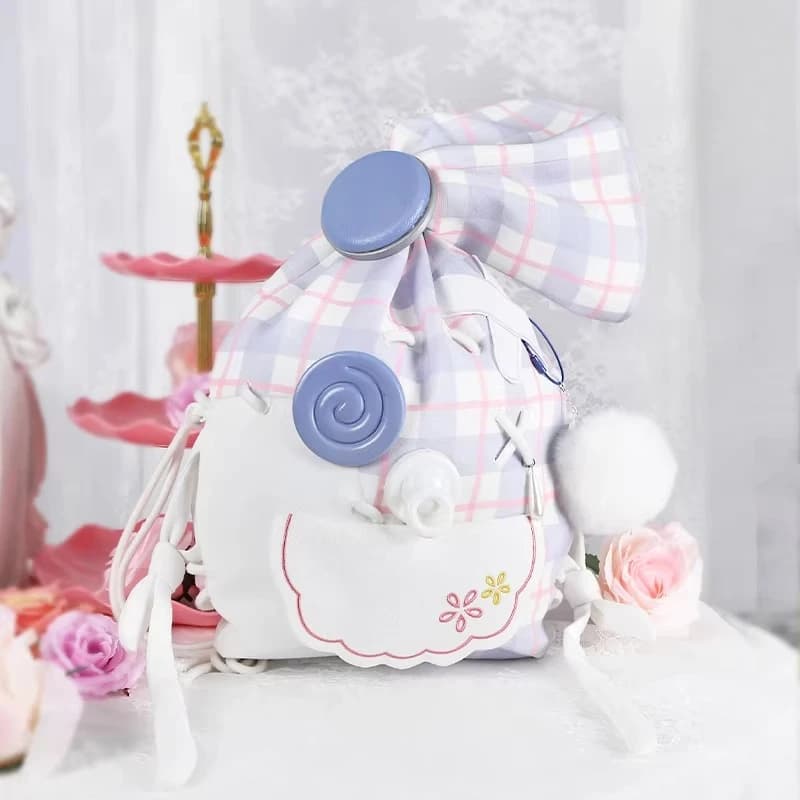 Zaino Carino Sad Sack per Cosplay di Game Infinity Nikki, Borsa Scolastica, Accessori per Giochi di Ruolo per Donne, Festa a Tema
