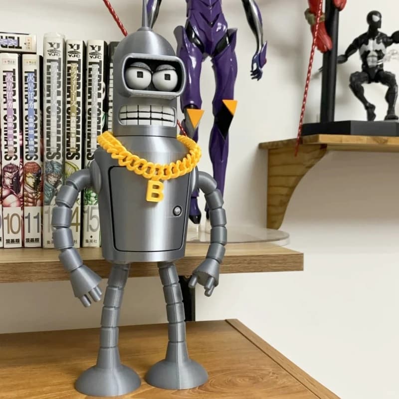Disponibile Cartoon Futurama Fry & Bender Stampa 3D Action Figure Modello Giocattoli Regali per bambini