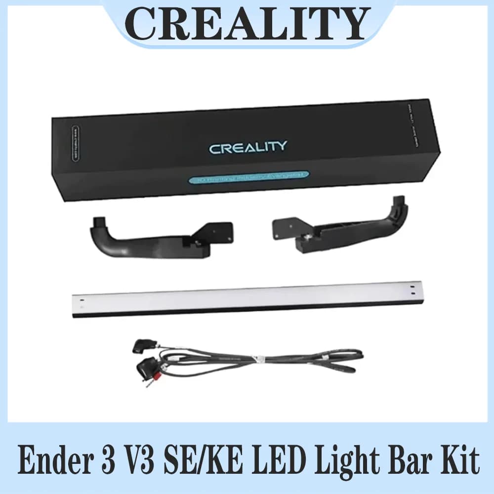 Kit Barra Luminosa LED Ufficiale Creality per Stampante 3D Ender 3 V3 SE/KE, Luce LED 24V 5W Senza Sfarfallio, Luce Morbida per Ender-3 V3 SE / V3 KE