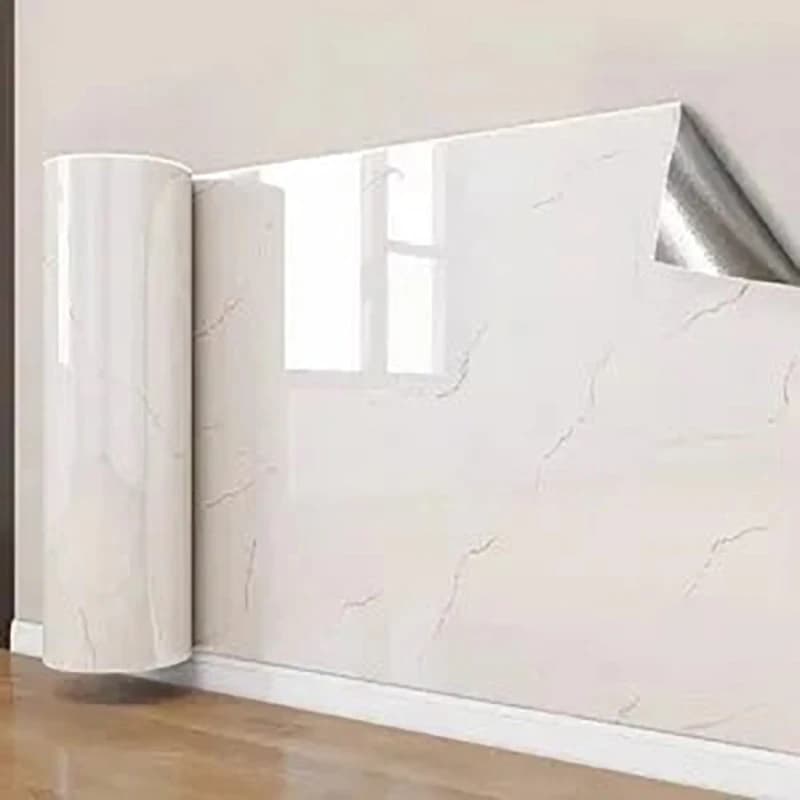 40 cm thick marble foam bedroom wallpaper, imitation ceramic tiles, self-adhesive wallpaper, waterproof wall sticker for bathroom