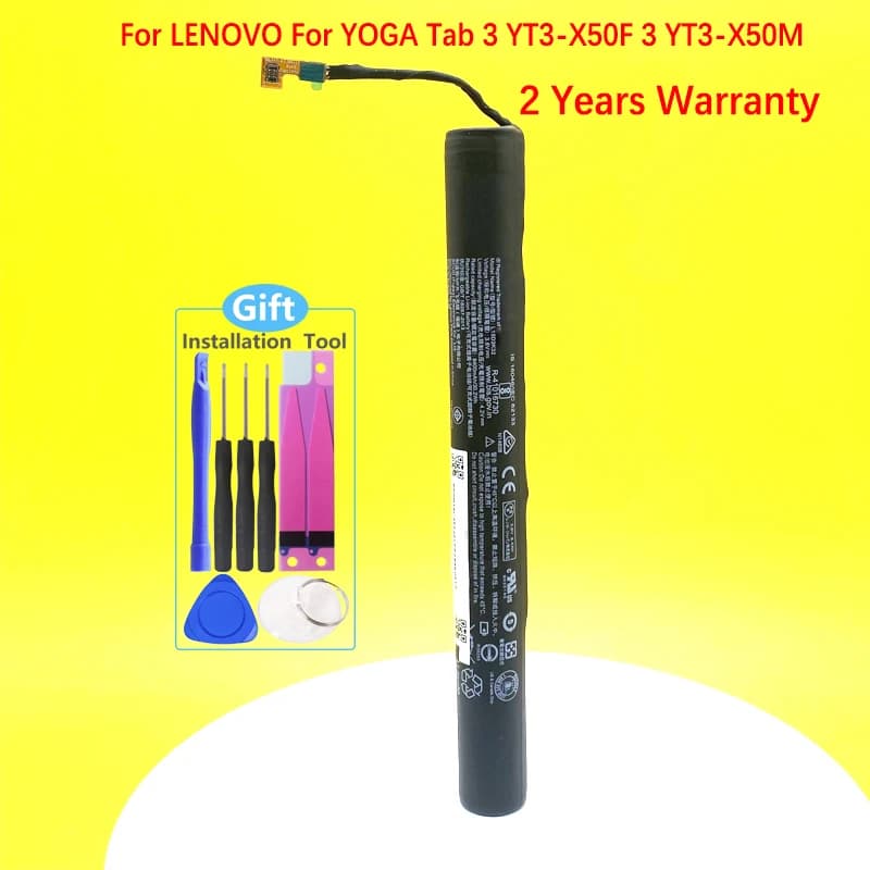 Nuova Batteria Per LENOVO YOGA Tab 3 10.1 YT3-X50F 3 YT3-X50M 8400mAh 30.2WH L15D3K32