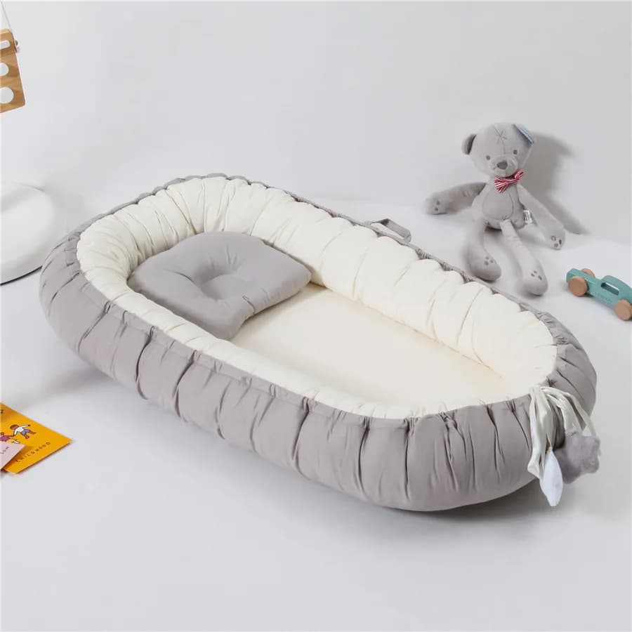 Culle per bambini Culla portatile completamente chiusa Fasciatoio per urina biomimetico Cuscino per bambini Culla da viaggio