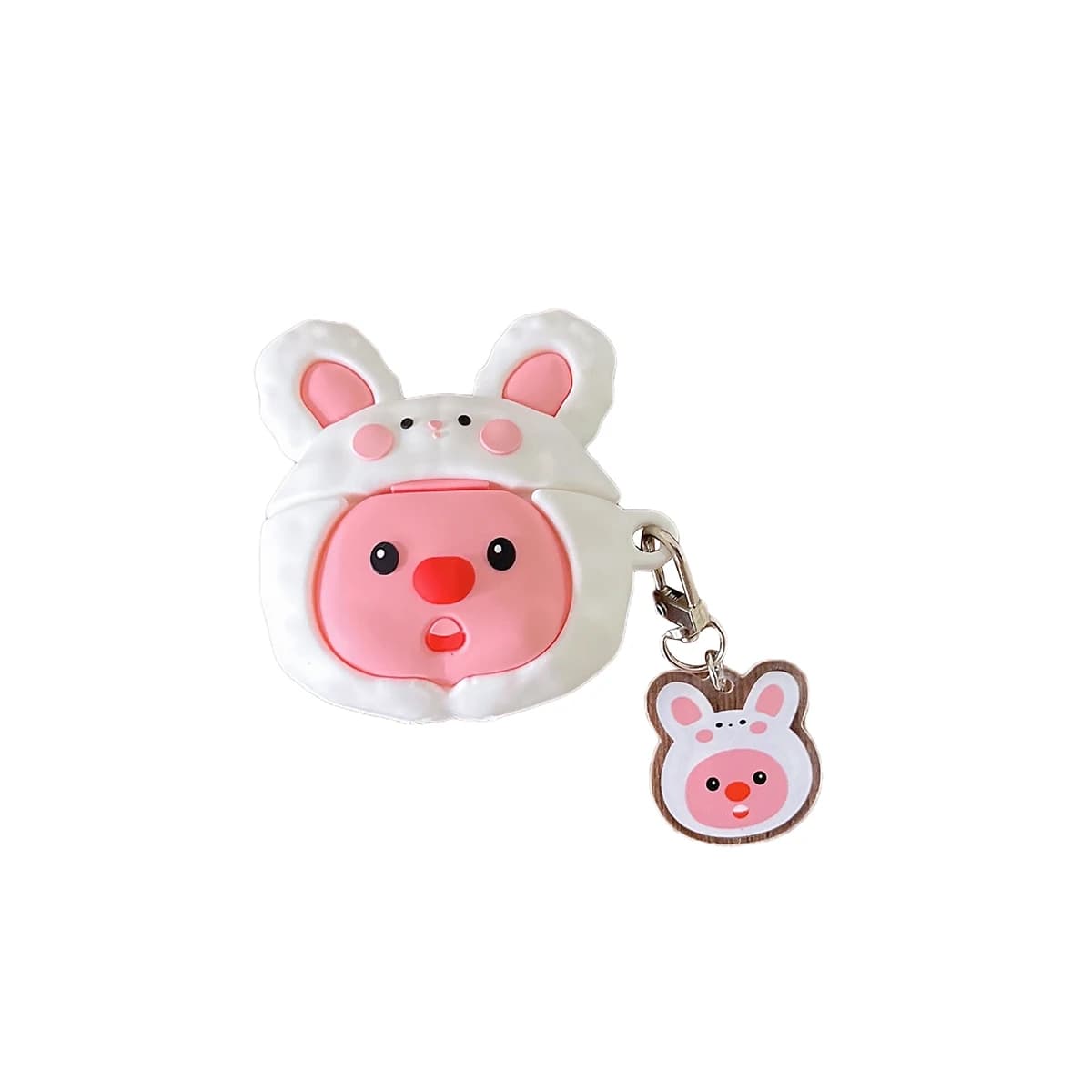 Per Airpods 1 2 3 4 Pro Pro 2 Little Beaver in cappello da coniglio Custodia per auricolari in silicone Accessori Cover