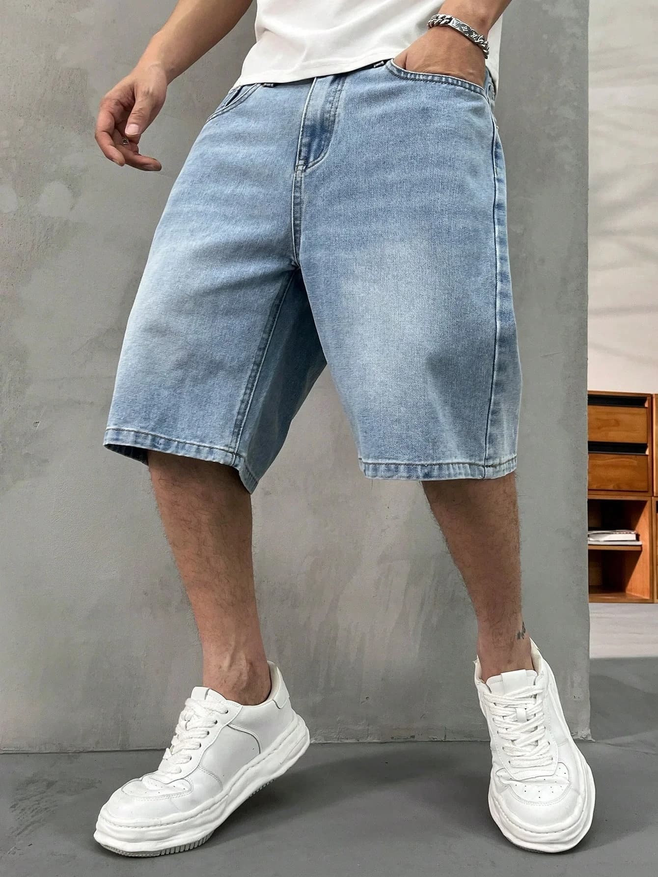 Jeans da uomo Drip Urban Fashion Street Denim Nessun accessorio o cintura inclusi