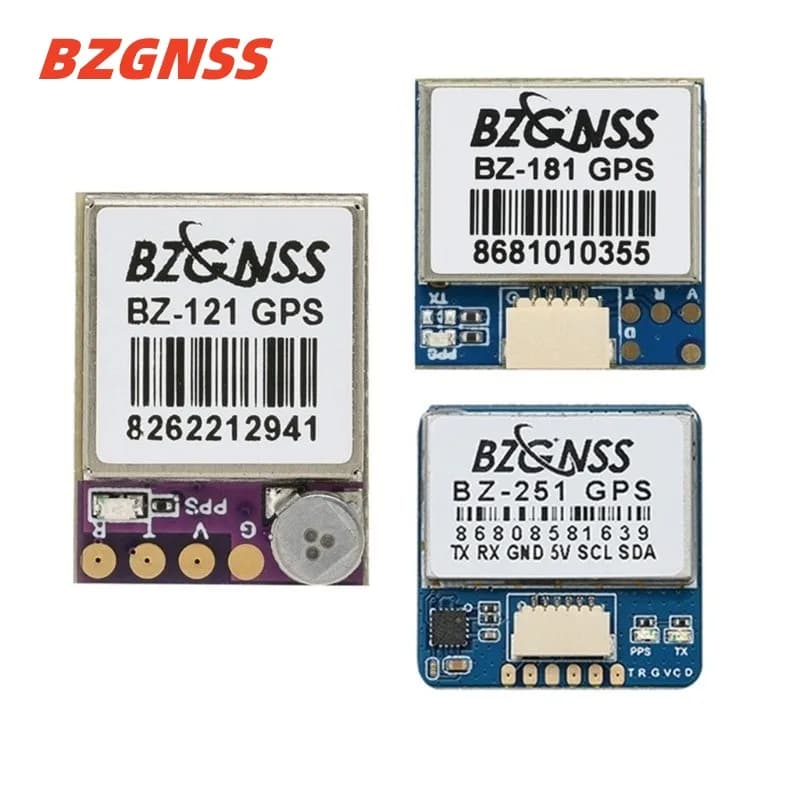 BZGNSS BZ 121 BZ 181 BZ 251 Modulo di posizionamento GPS a doppio protocollo FPV adatto per droni incrociati ad ala fissa di salvataggio fuori controllo