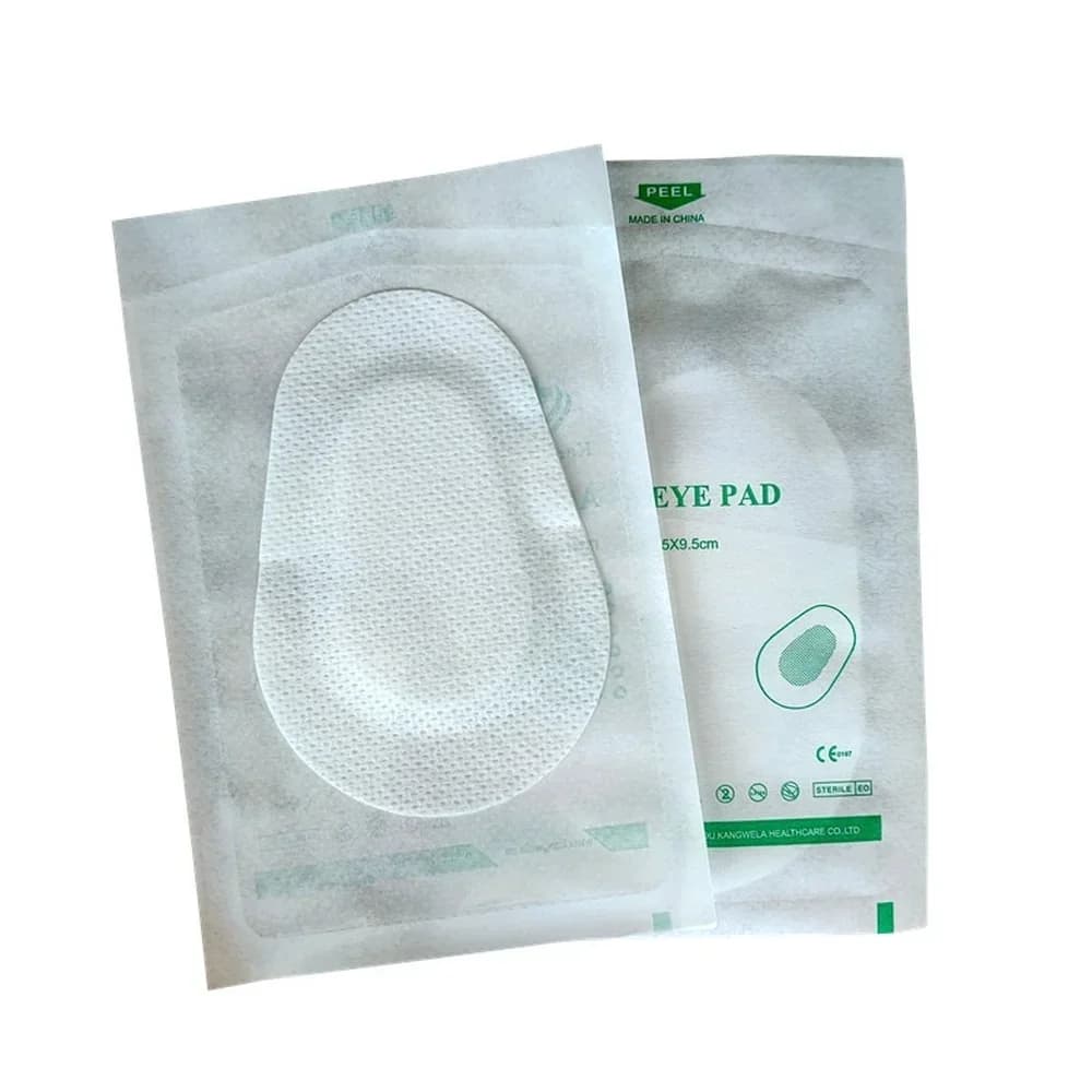1pc 9X7Cm Bianco Traspirante Morbido Benda sull'occhio Tessuti Non tessuti Kit di Primo Soccorso Occhio Chirurgico Medicazione della Ferita Accessori Medici