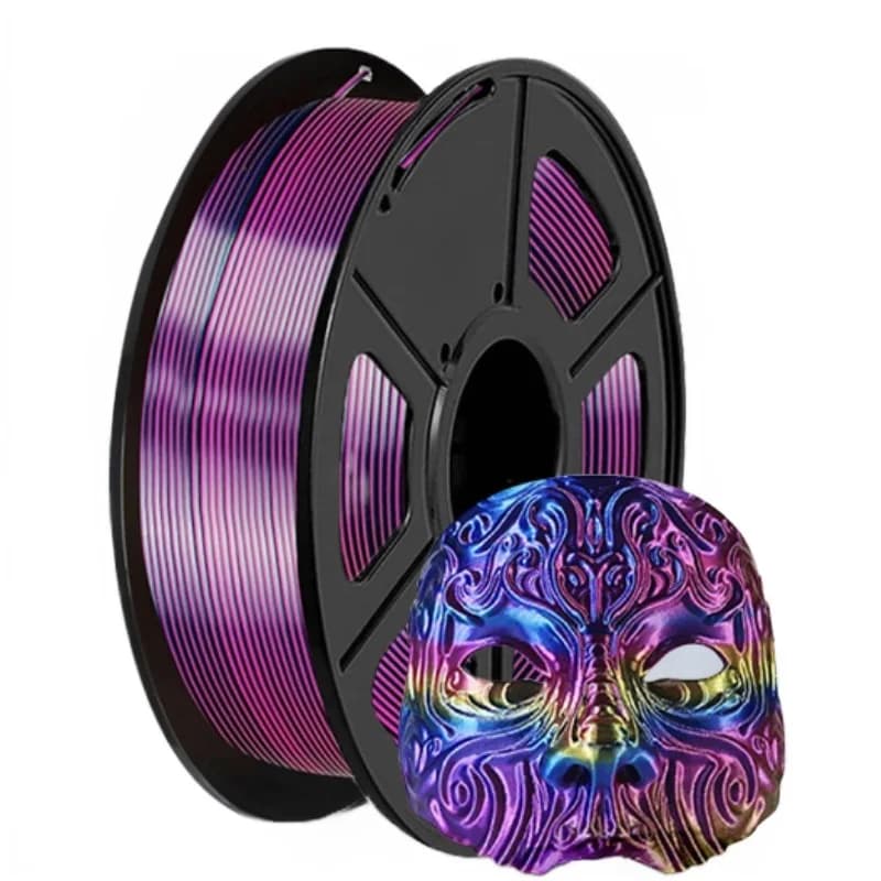 PLA 1kg 1.75mm Silk Filament PLA 200G Triple Filament Plastic Filament for 3D Printer