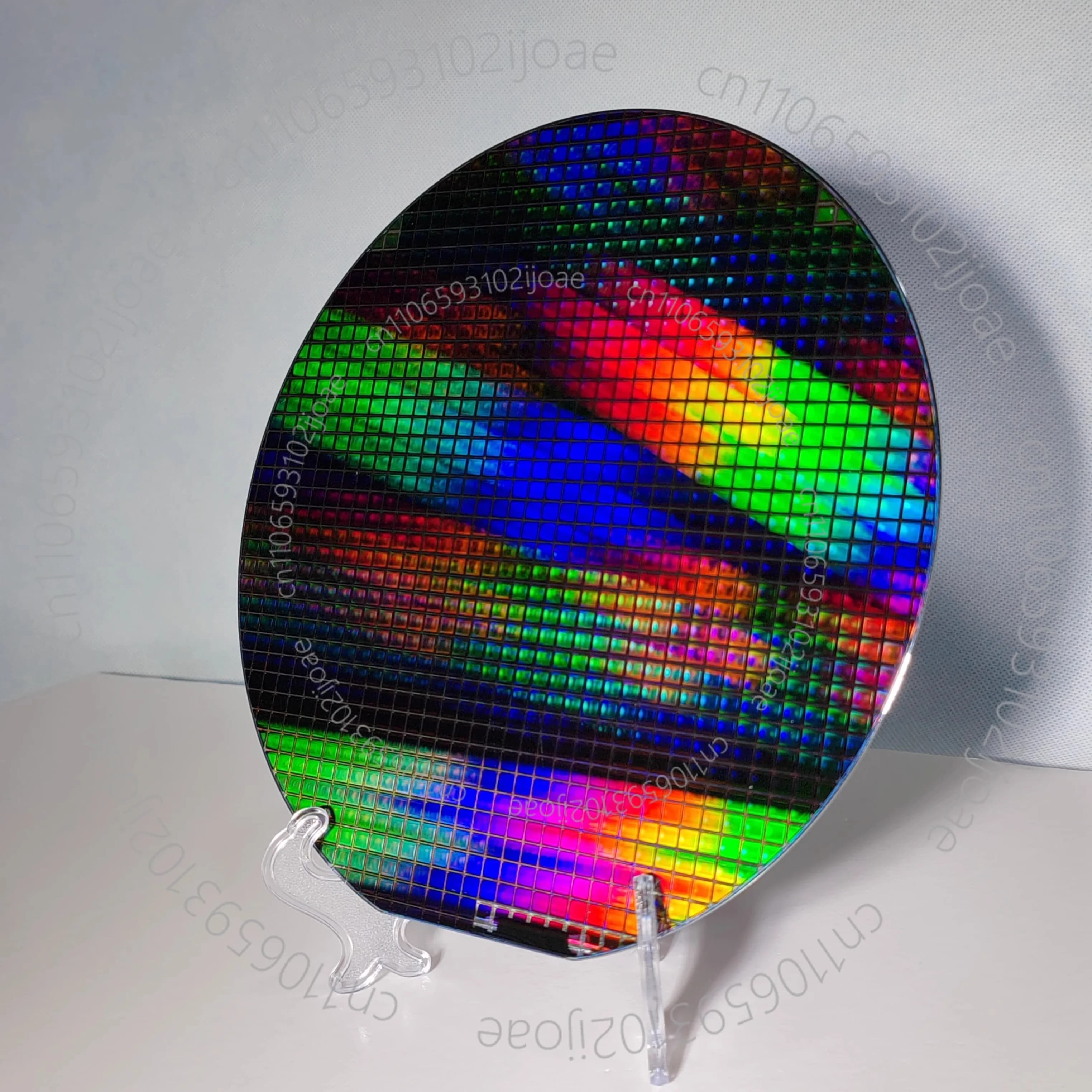Semiconductor Silicon Wafer 12 inch CPU Wafer Silicon Science Technology Pendulum Piece Birthday Gift Photoetching Circuit Chip