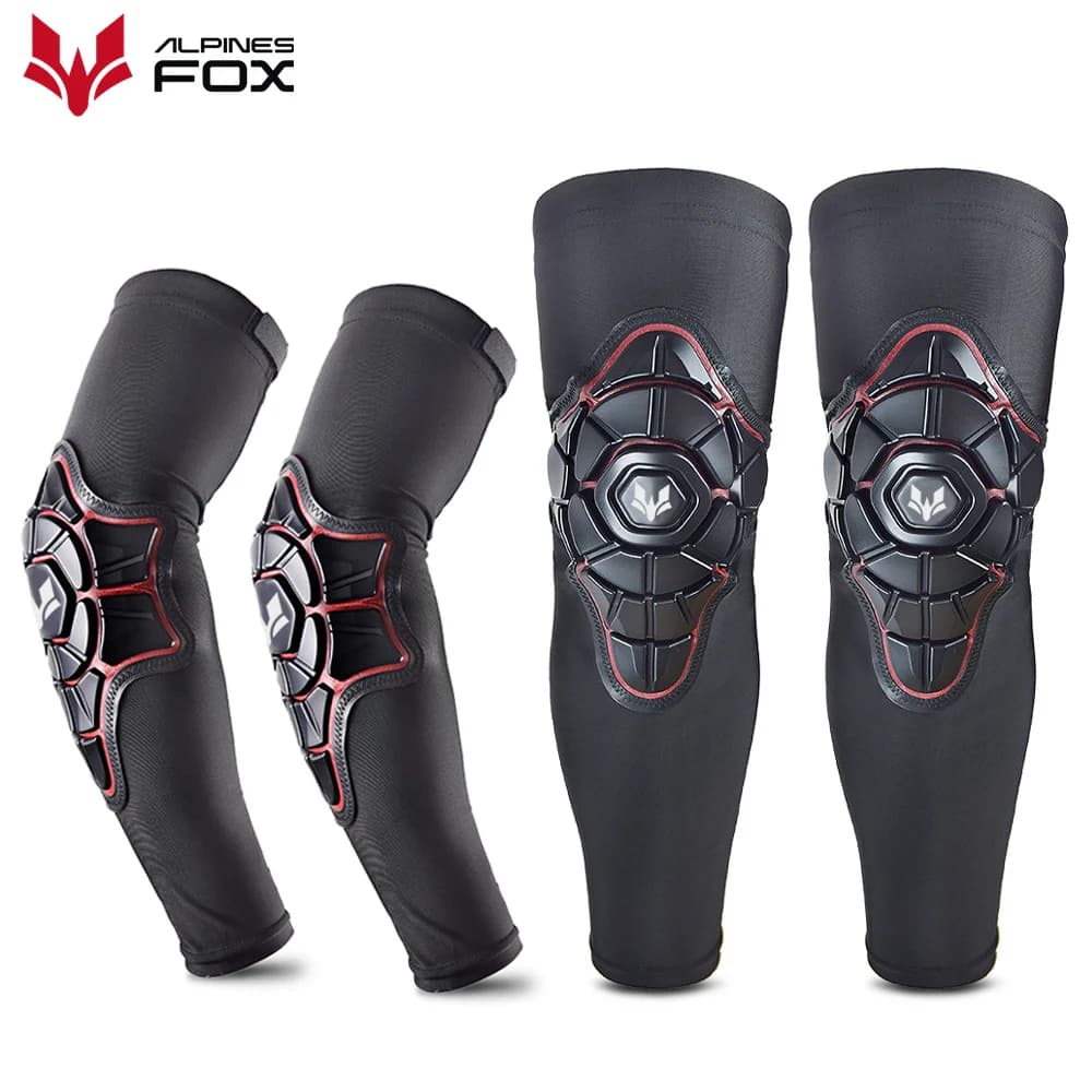 Ginocchiere per moto da uomo Gomito per donna Motocross MX MTB Protezione per ginocchio Mountain Bike Off-road Downhill Moto Manicotti per braccio