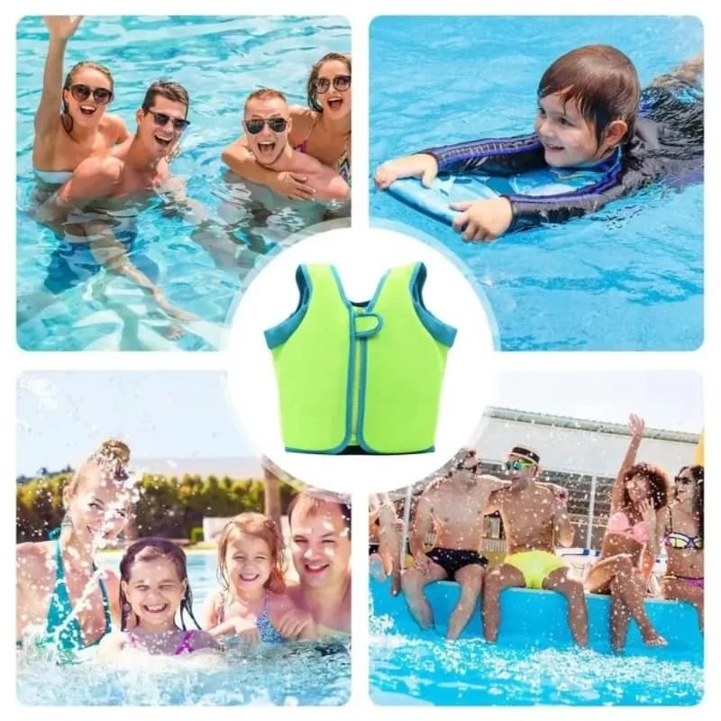 Kids Life Jacket Buoyancy Floatation Vest for Boys Girls Summer Swimming Drifting Beach Wading Boating Water Sports Safety Vest