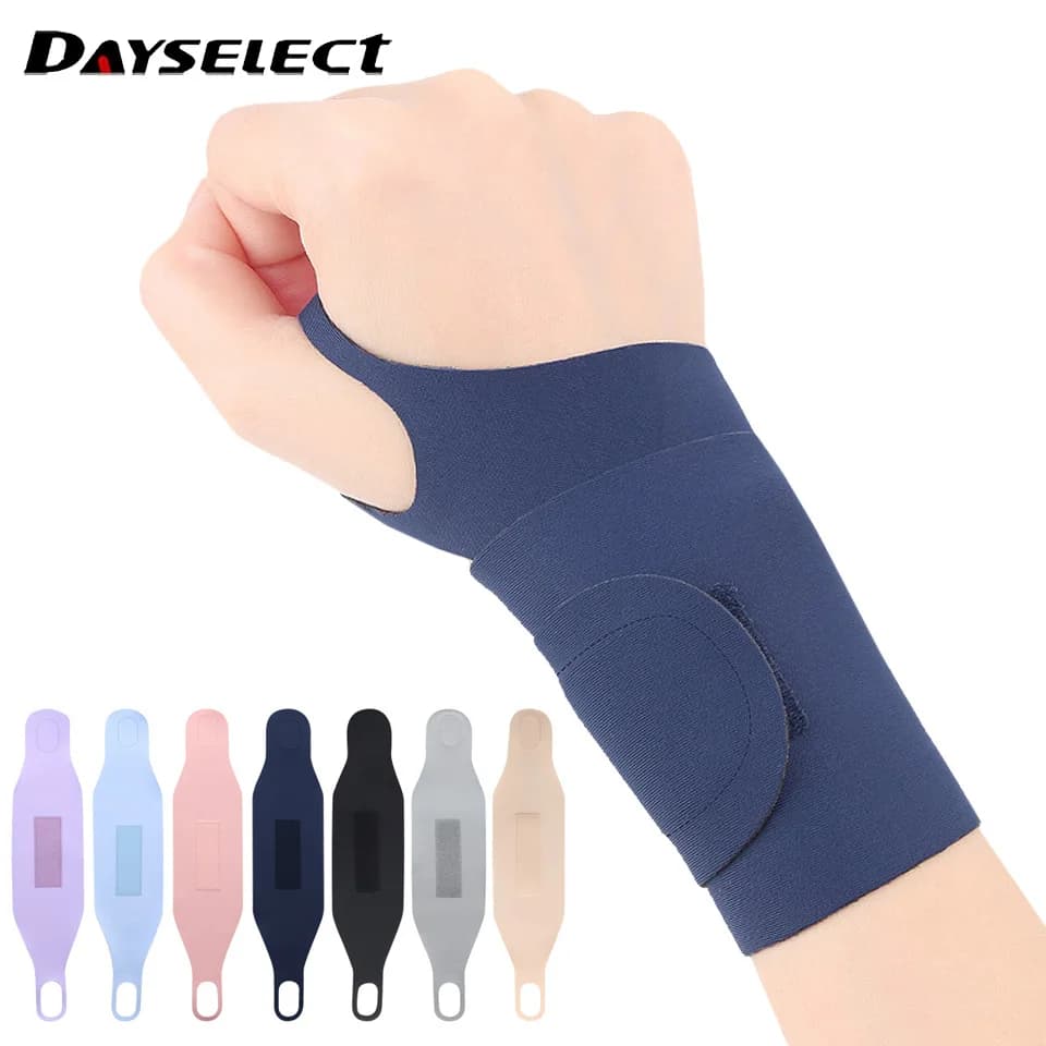 1 pz cinturino di supporto per polso sottile ad aria fascia da polso regolabile per uomo donna sollievo dal dolore al polso, cinghie da allenamento, artrite, fitness
