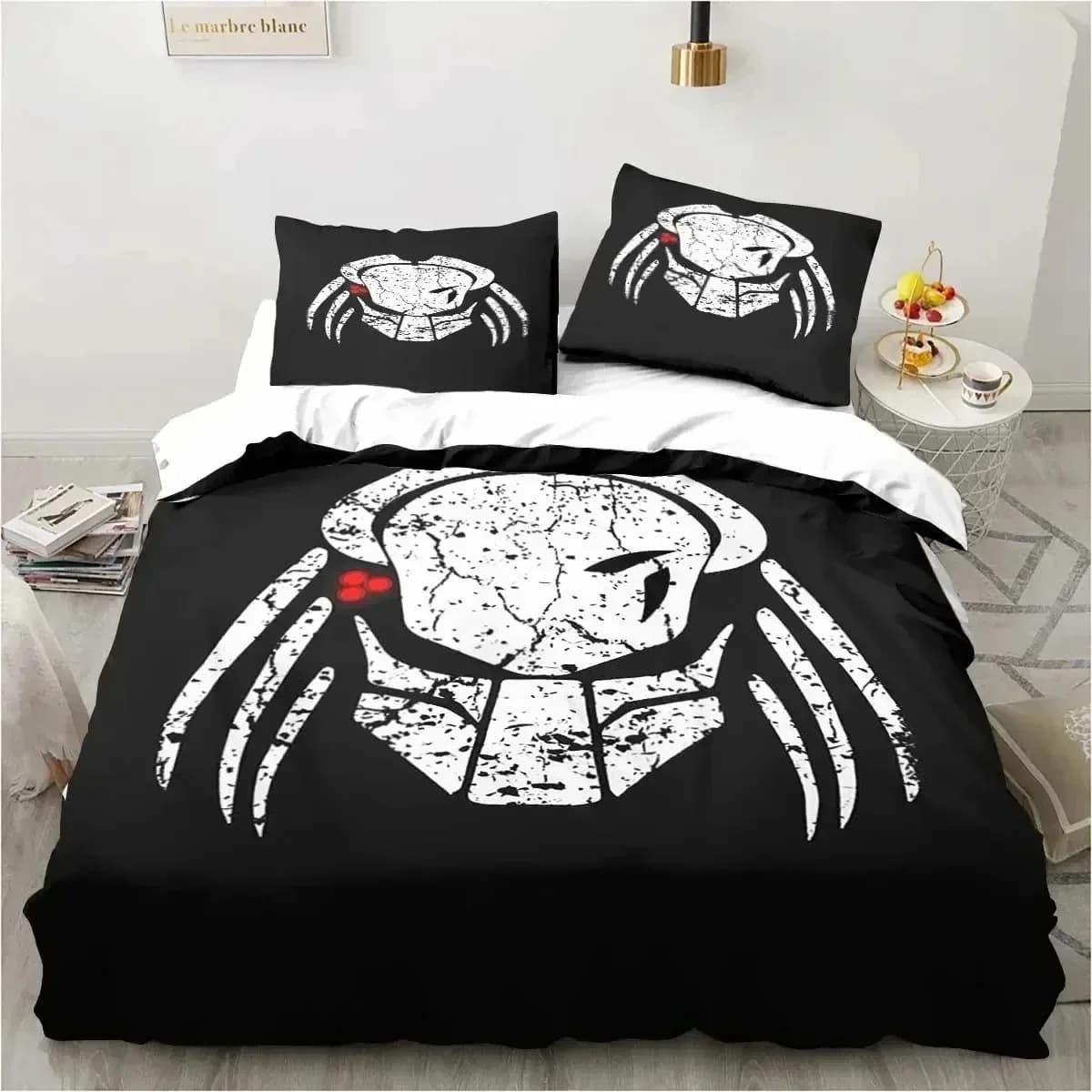 Alien Vs. Predator Predator Movie Duvet Cover Pillowcase Bedding Set Adult Boy Girl Bedroom Decoration Children Gift Single