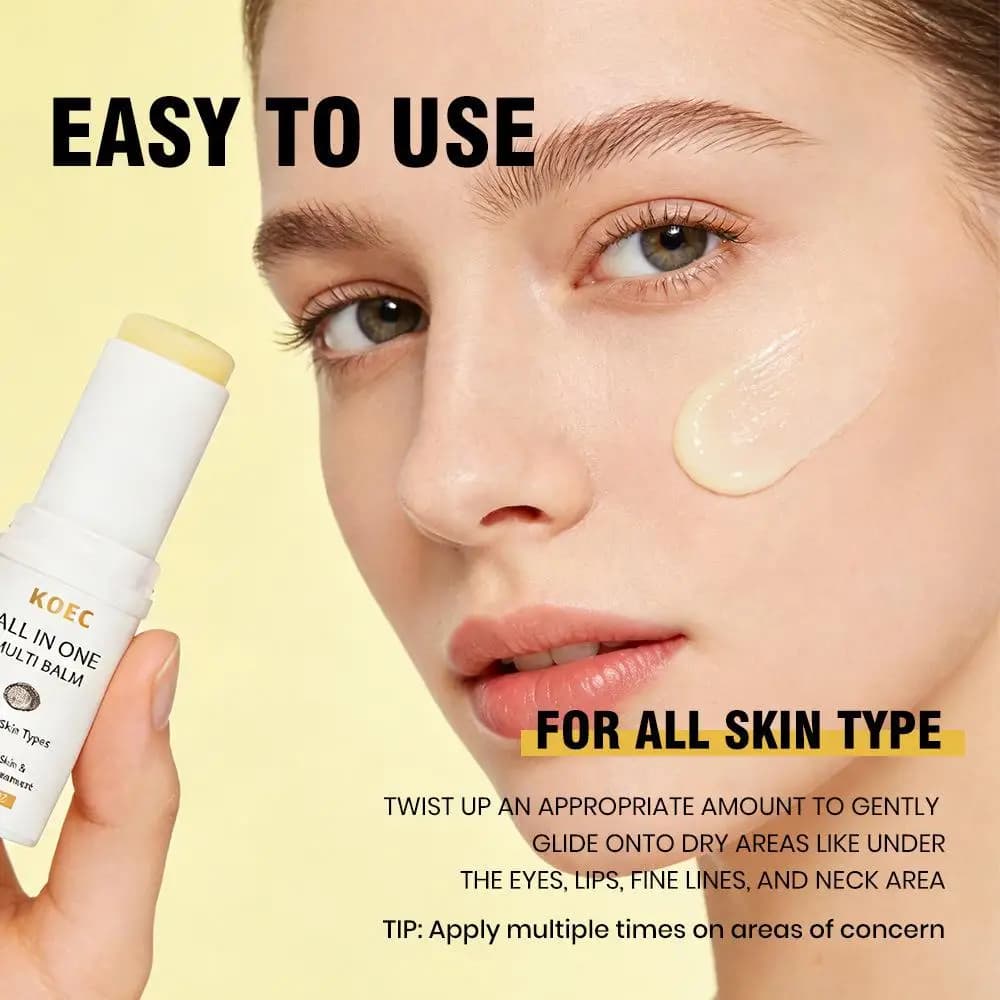 New Collagen & Vitamin Multi Balm Stick Moisturizing Hydrating Soothes Dry Patches Serum Stick Radiant Finish Skincar