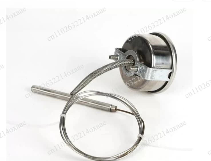 Professional 0-600°C Oven Thermometer with All-Steel Shell, Round Dial High-Temp Gauge for Pizza Oven and Baking
