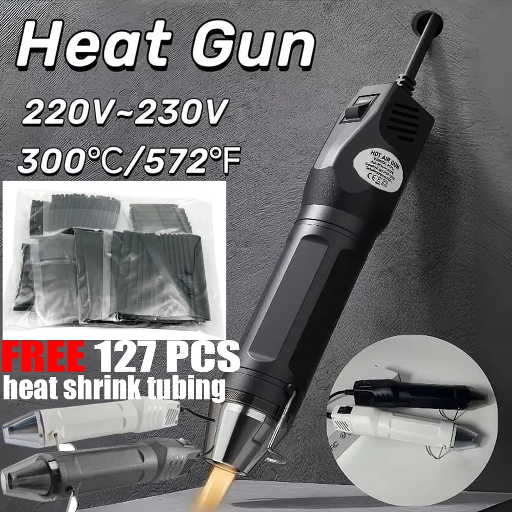2026 NUOVA Resistenza Alle Alte Temperature 220V Pistola Ad Aria Calda Strumento FAI DA TE Calore Elettrico Strumento di Potere Mini Temperatura di Saldatura Artigianato Ventilatore