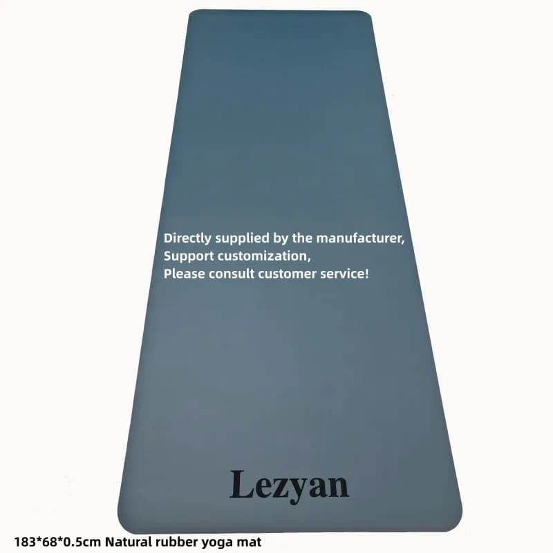 Zen Rima 5 mm Eco-friendly Premium Natural Rubber Training Manufacturer Design Printing Custom Gymnastics Exercise Gym Yoga Mat