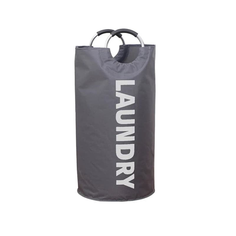 Large Laundry Basket Collapsible Laundry Bag Freestanding Tall Clothes Hamper Foldable Washing Bin Waterproof Moisture-Proof