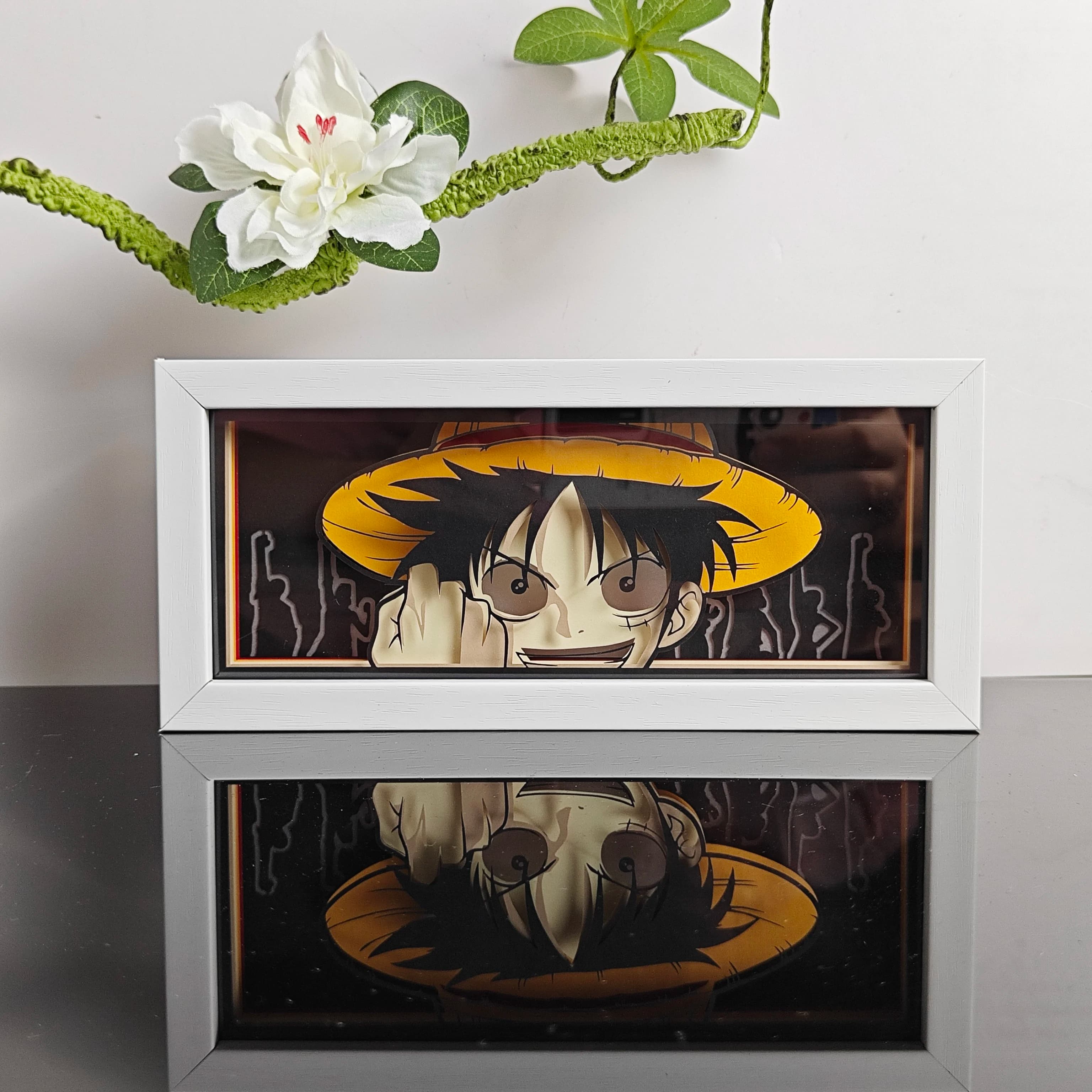 3D Anime Motion Night Light Anime Lamp Laser Box Led Light for Bedroom Decoration Desk Manga Birthday Gift Lightbox Table Lamps