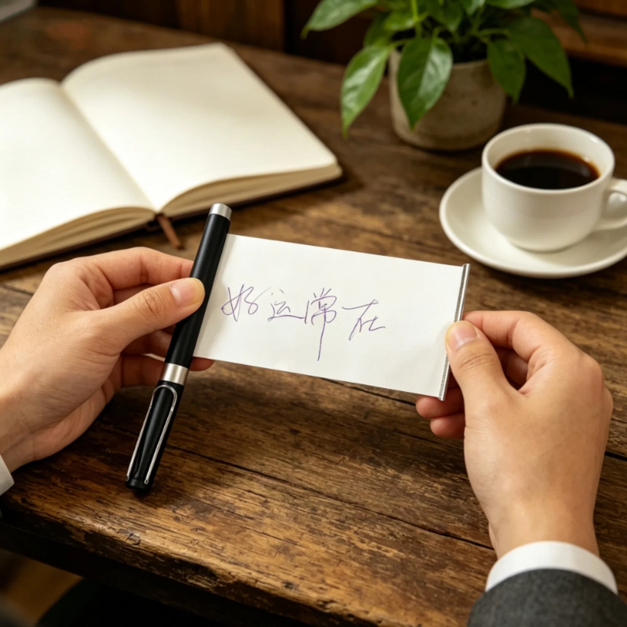 Penna Retrattile con Carta Integrata - Penna Colla 2-in-1 e Carta per Appunti, Inchiostro Nero Scorrevole, Ideale per Regali di Natale, per Amici