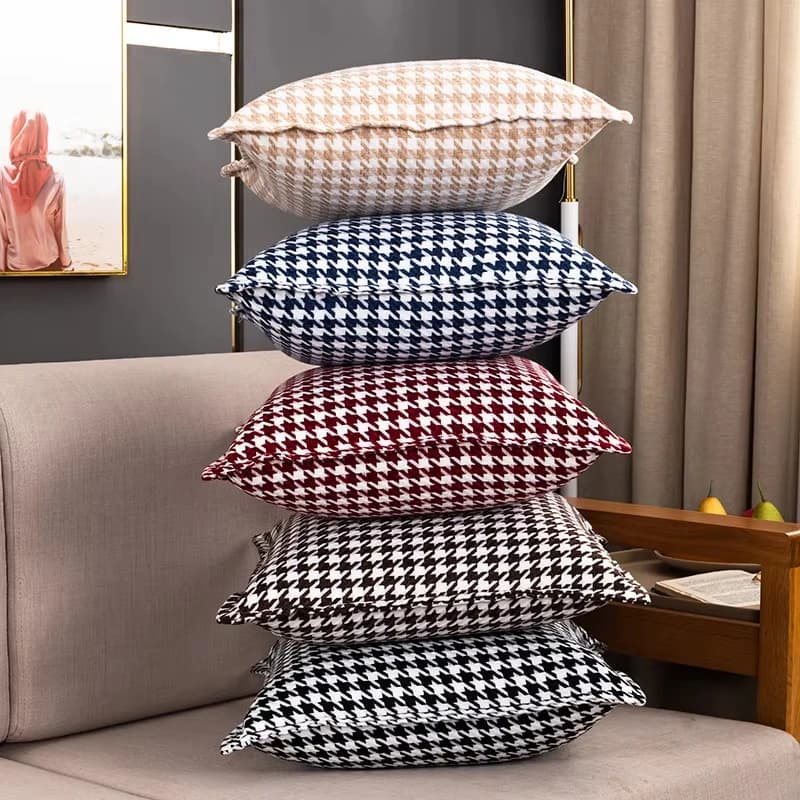 1pc decorative pillow 45x45 design geometric cotton linen lining for sofa cushion decorations for home lining for pillow design simple