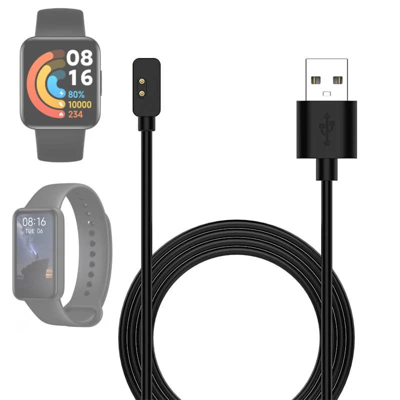 Adattatore per caricabatterie dock per smartwatch Cavo di ricarica USB Smartband per Xiaomi Redmi Watch 2/Mi Watch Lite POCO Smart Band Pro