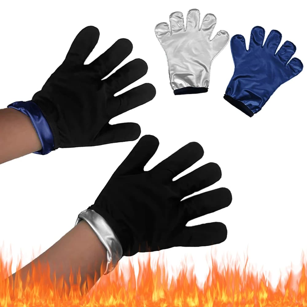 1 Pair of Sauna Finger Gloves Sweating Gloves Hot Thermo Sweating Gloves Sauna Gloves Women Gym Fat Burning Sweating Gloves