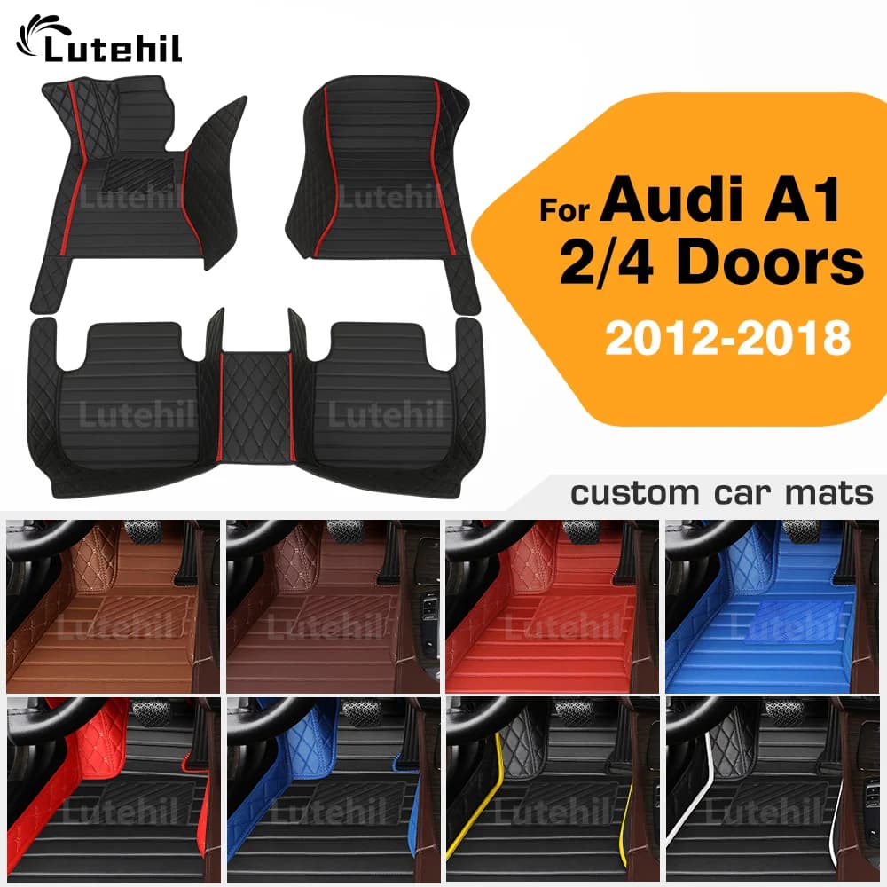 For Audi A1 2012-2018 Car mats Custom Car mat covers for cars Interior protective accessories