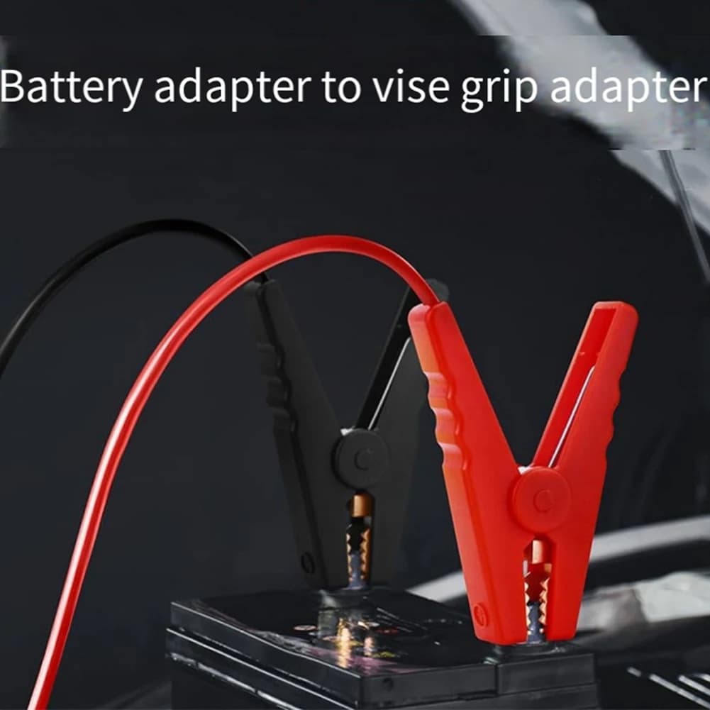 Adattatore per avviamento di emergenza con batteria, per kit di avviamento/avviatore di emergenza per veicoli, cavi booster auto, strumento di avviamento auto incluso