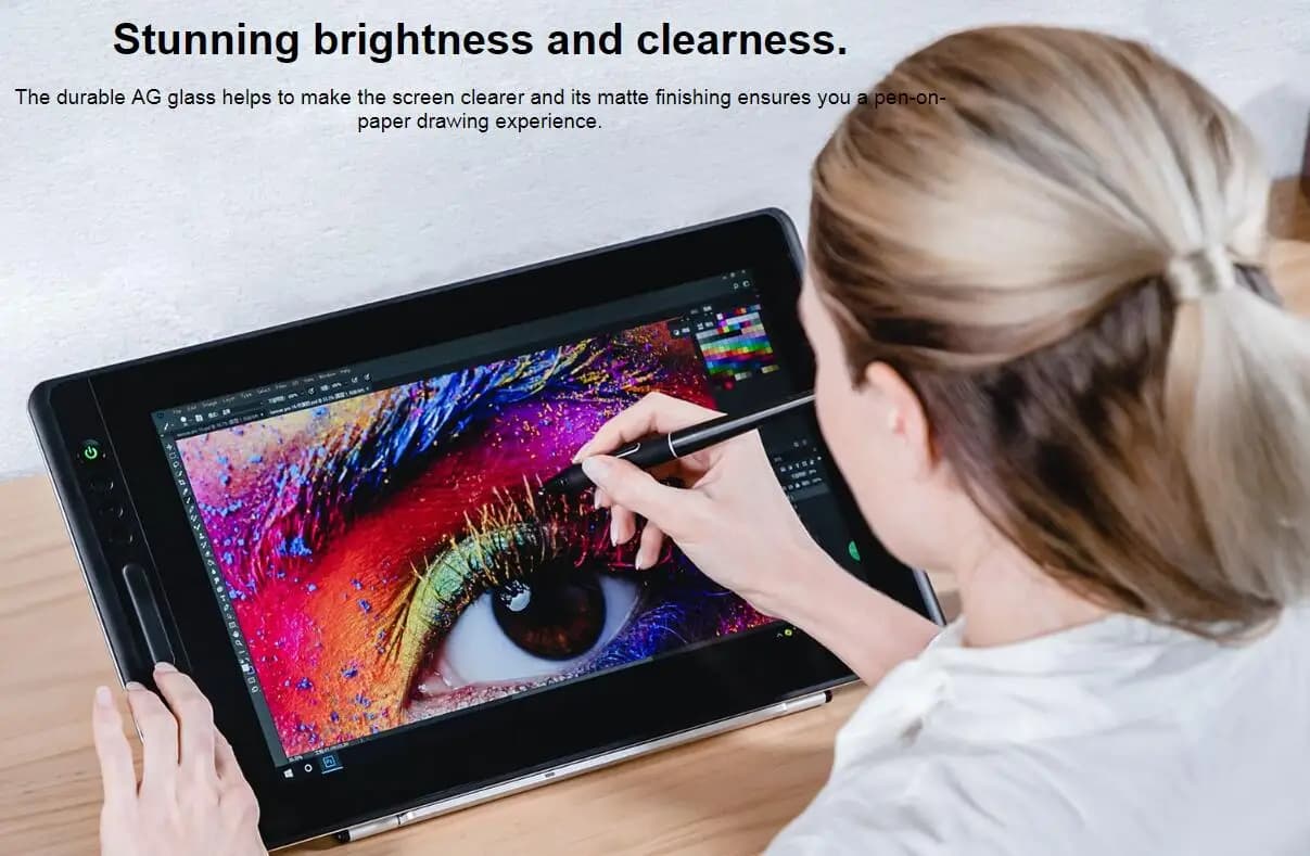 Hot Sale Professional Kamvas Pro 16 Interactive Lcd Display Graphic Draw Digital Tablet Touch Screen Pen Monitor