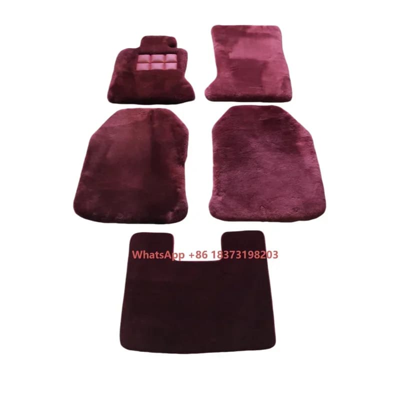 Personalized Luxury Car Mat in Pure Wool, Premium Accessory for Car Flooring for Rolls Royce Phantom, Ghost, Gullinan