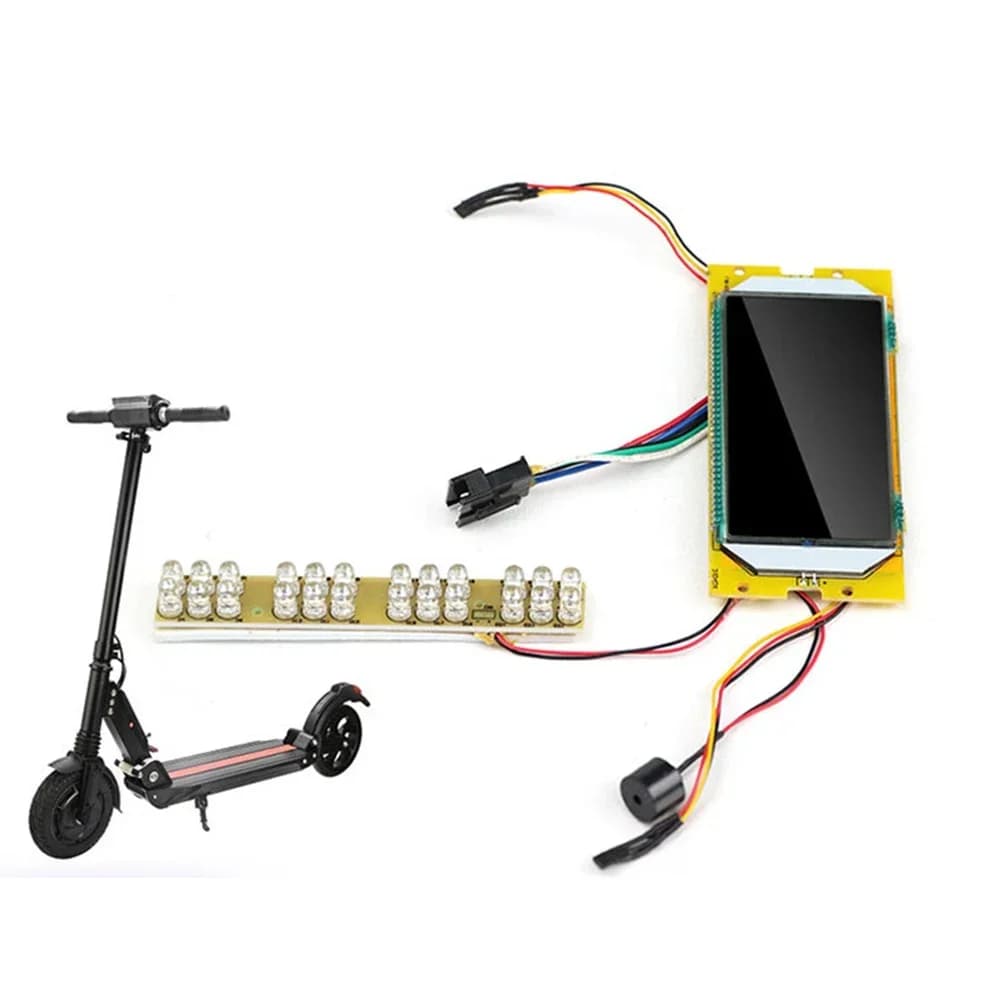 Schermo per monopattino elettrico da 8 pollici compatibile con i modelli S1, S2, S3 - Ricambio in metallo e plastica