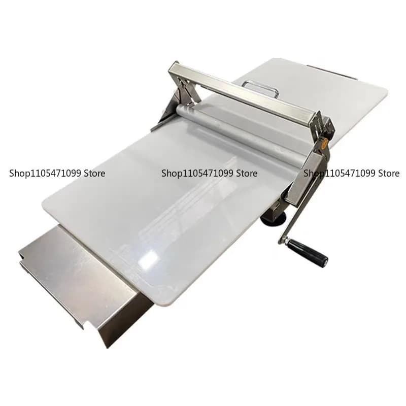 Manual Puff Pastry Machine Hand Cranked Dough Roller Croissant Pastry Sheet Maker for Bakery Kitchen Egg Tart Dough Press Tool