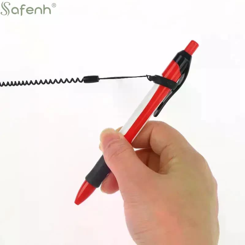 Tablet Stylus Pen Anti-lost 5Pcs Rope Set Retractable Spring Cord Strong Strap for Work Study Classroom Home