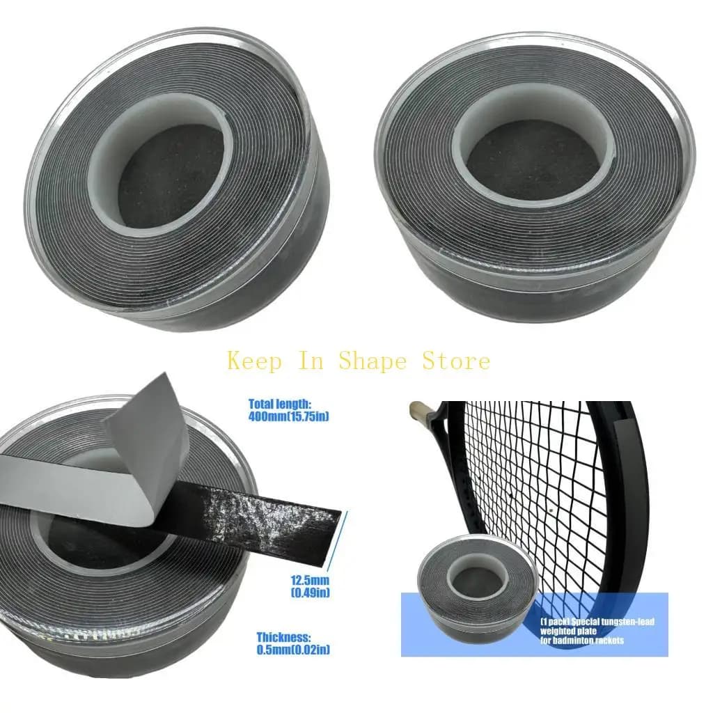 U1JC Alloy Badminton Racket Weight Balance Strips Balance Weight Plate