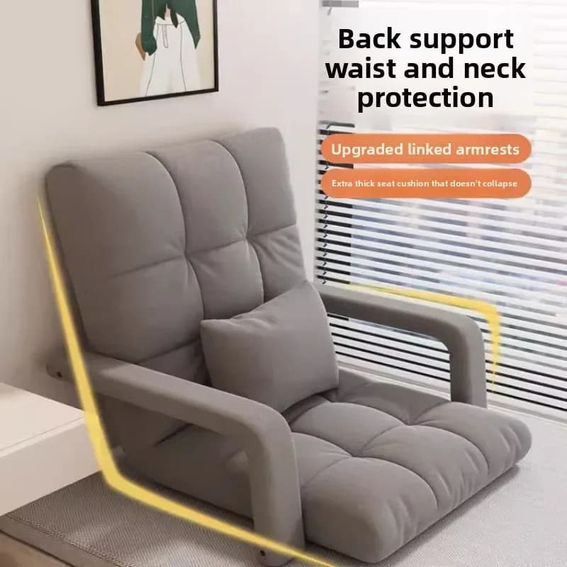 Divano Letto Pieghevole Premium per Casa: Poltrona Tatami Singola per Finestra a Bovindo, Ideale per Dormire e Riposare, con Schienale e Cuscino