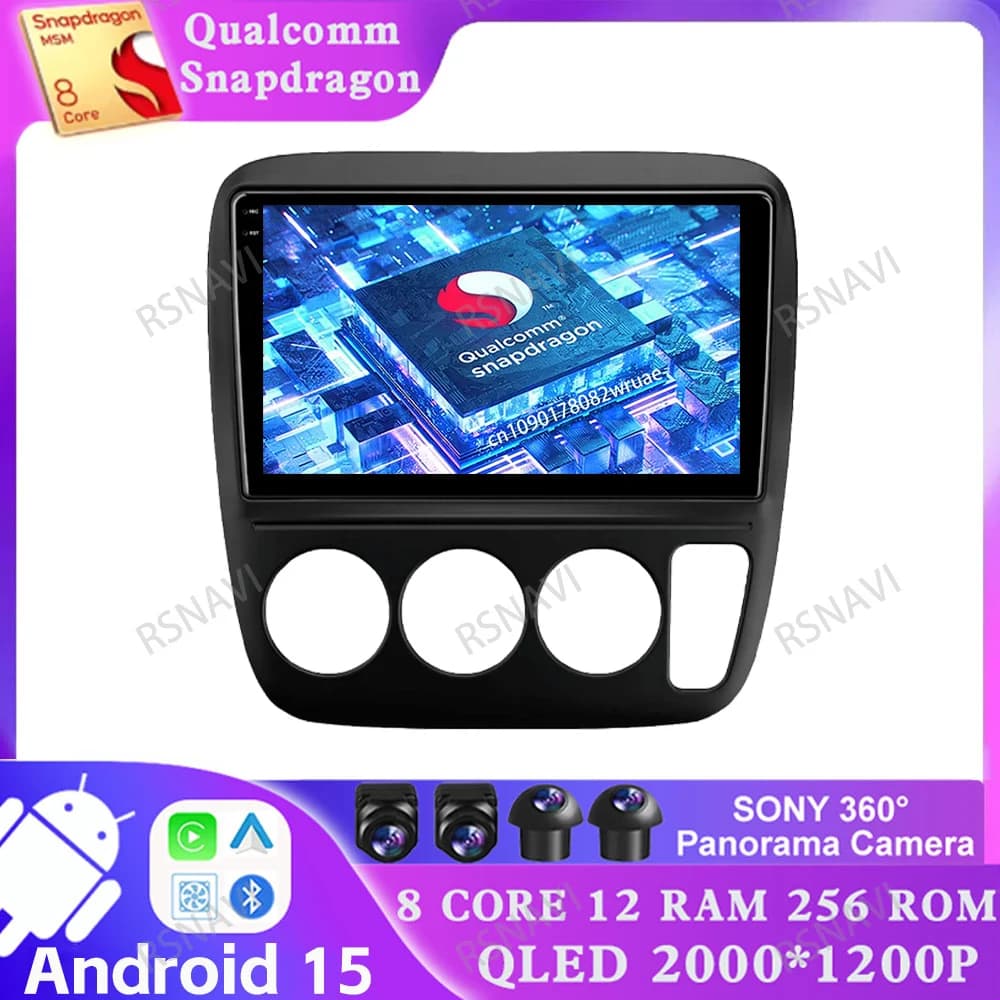 Autoradio Android 15 for Honda CR-V 1997 - 2001 Golf 5 Support for navigation phone Deodorants for cars Passat B7 Supplies for vehicles