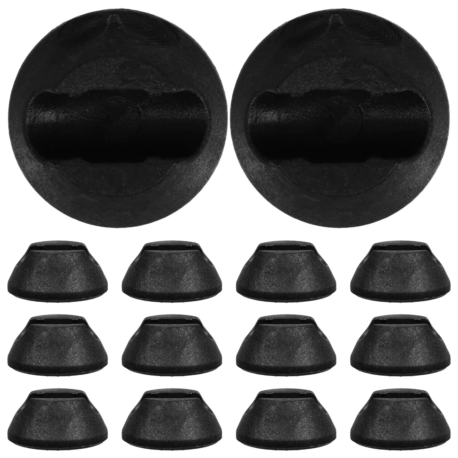Set di 16 Protezioni Antiscivolo in Silicone per Gambe di Sedie, per Pavimenti in Legno e Piastrelle, Silenziose e Stabili, Coprigambe per Mobili