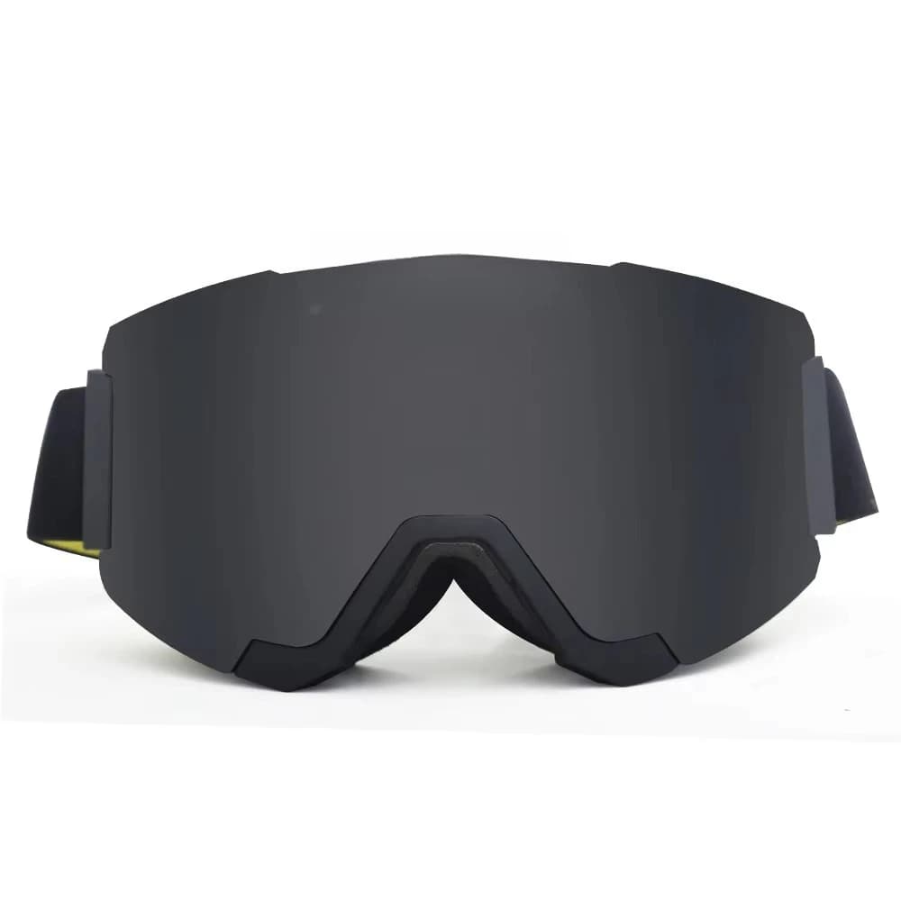 Anti Fog Ski Goggles with Nose Guard Anti UV Custom OEM Myopia Snow Goggles Photochromic Lenses PC Material Adjustable Strap