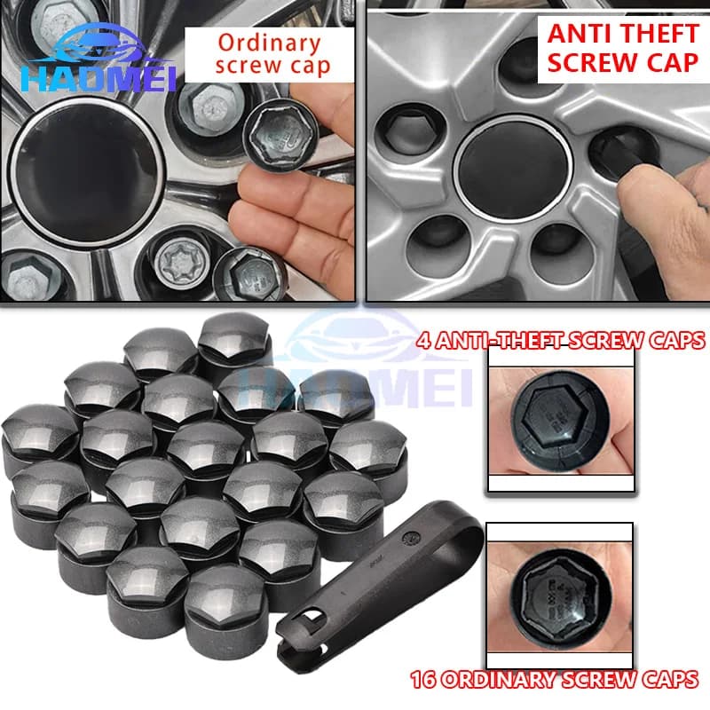 Anti-theft wheel cover, decorative hub cover, grey wheel cover for Audi A3 a4l q7 2017-2019, 4m 0601173 4m0 601 173E