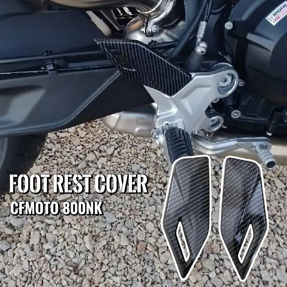 Per CF 800NK 800 NK 2024-2026 Accessori Moto Copertura Poggiapiedi Effetto Fibra di Carbonio Solo Rivestimento in Fibra di Carbonio