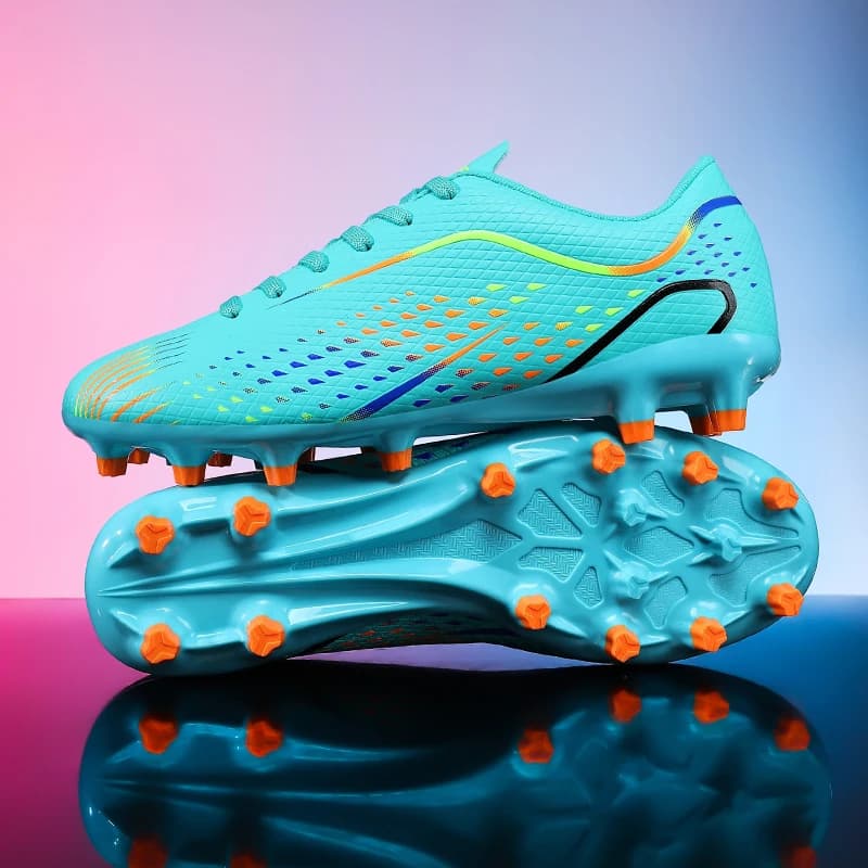 Scarpe da calcio per bambini e ragazzi, scarpe da calcio antiscivolo, traspiranti, leggere, da allenamento, per ragazzi, bambini, partite di calcio