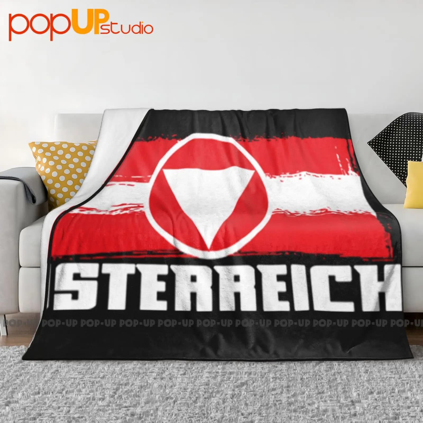 Austria Bra Bundesarmy Coat Of Arms Badge Fighter Battalion Tank Ultra-Soft Blanket Quilt Winter Sofa Cover Bed Covers