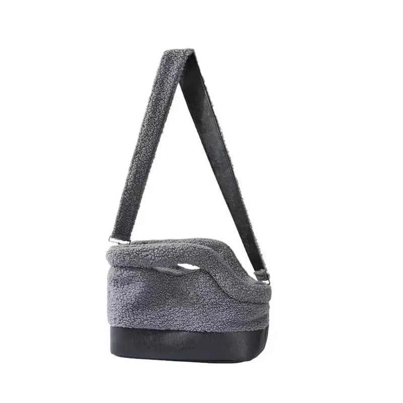 Soft Sling Pouch Waterproof Dog Carrier For Small Medium Breeds With Safety Harness Buckle For Winter Puppies A-AT64
