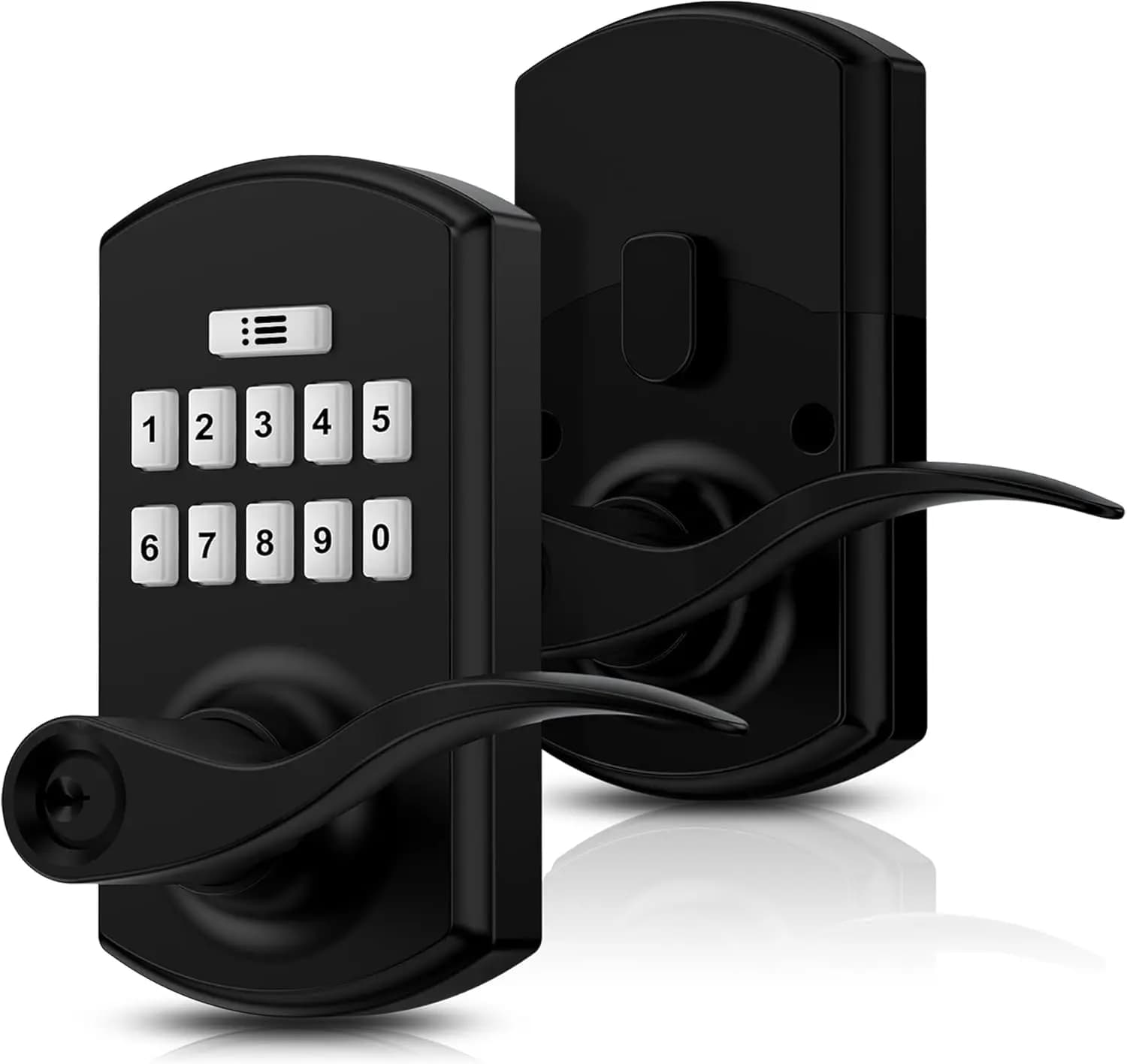 Serratura Elettronica Senza Chiave con Codice, Serrature Intelligenti per Porta d'Ingresso, Modalità Passaggio Facilitato, Chiusura Automatica