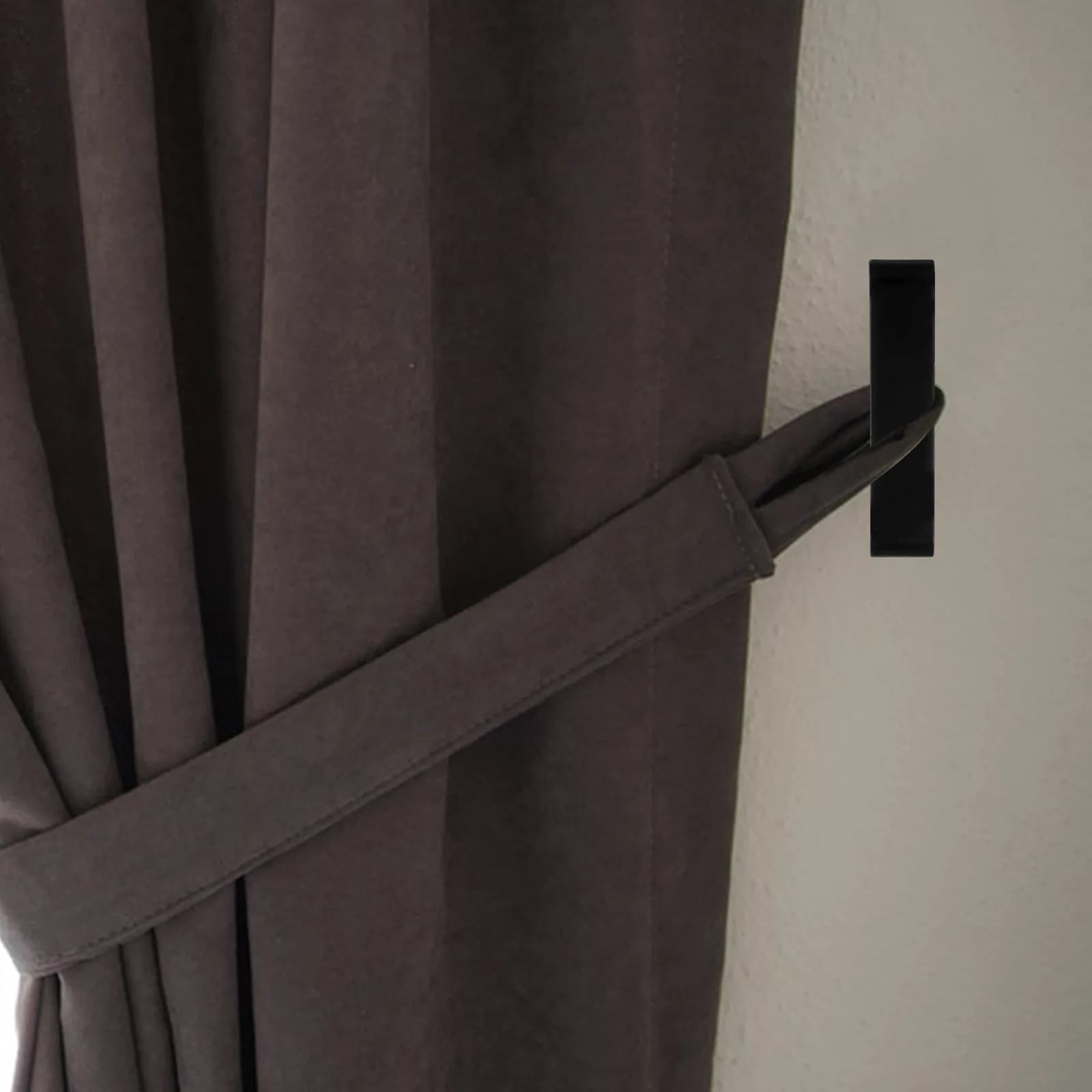2Pcs Curtain Cord Hooks Fashionable Zinc Alloy Blind Cord Winder Multi Purpose Wall Hook for Curtains Drapes Home Decor