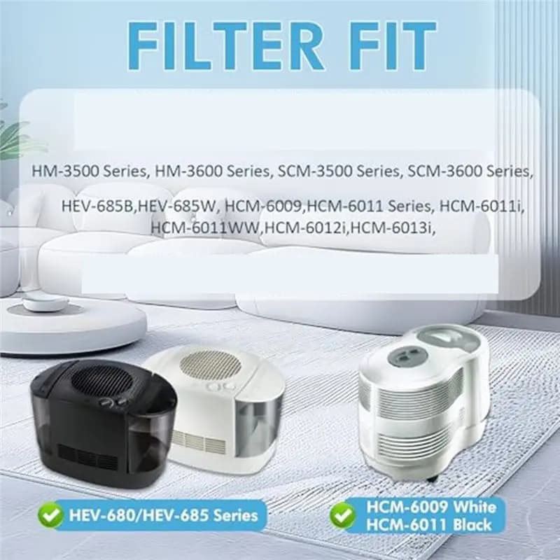 B06B-Per HCM-6009 Per HCM-6011 HEV680 HEV685 Serie 2 Confezione HC-14 Umidificatore Sostituzione Filtro traspirante