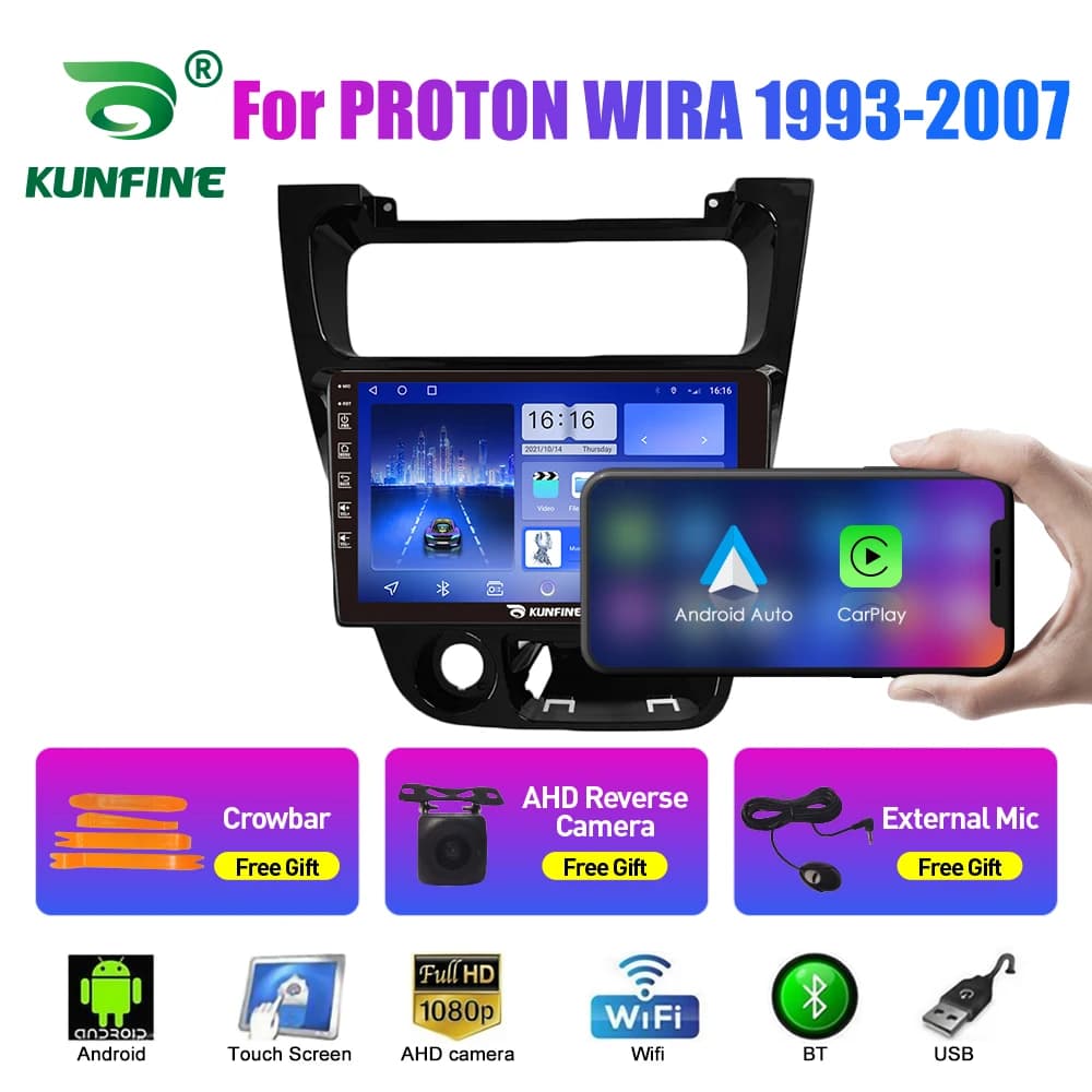 2Din Android Autoradio Per PROTON WIRA 1993-2007 2Din Auto Stereo GPS Lettore Video di Navigazione Carplay Android Auto BT WIFI 4G
