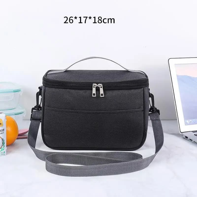 Portable Insulated Lunch Bag Waterproof Leaky Proof Picnic Bento Box Handheld Cold Preservation Outdoor Camping Travel Gear