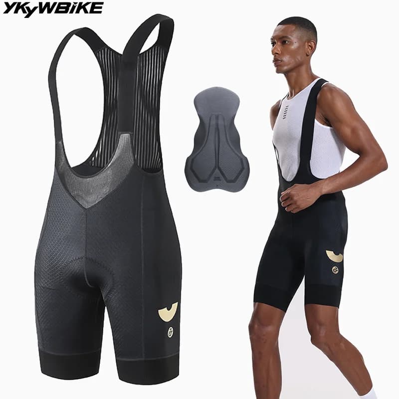 YKYWBIKE short men's cycling bib short 3 pockets MTB summer road bike shorts bicycle shorts Pro Team Belgium Pad
